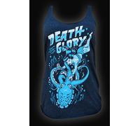 Nuovo Donna Nero Mercato Arte Co. Death Or Glory Canottiera Small-Xlarge Tatto