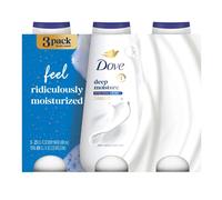Nuovo Dove Deep Moisture Body Wash, 23 Fl Oz, 3-Pack