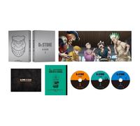 Nuovo Dr.STONE 3rd SEASON Blu-ray Box Vol.1 Prima Edizione Limitata Libretto ...
