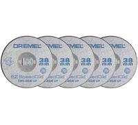Nuovo Dremel 2615S456JC ® EZ SpeedClic: confezione da 5 ruote da taglio in me...