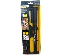 Nuovo Dunlop Flessibile Viaggi Bicicletta Mini Pompa Con Analogico Calibro Nero
