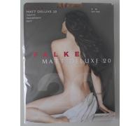 Falke Collant Donna Matt Deluxe 20 DEN – trasparenti velati tinta unita Effetto pelle Sun M