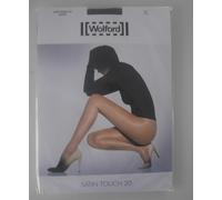 Nuovo E IN Confezione Originale: Wolford Satin Touch 20 Tgl XL Colore: Steel