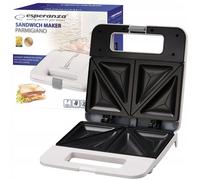 E_0002_S9102424 Esperanza Piastra Grill Elettrica Esperanza EKT010W Bianco 1000