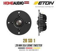NUOVO ETON 28 SD 1 - 28 mm Silk Dome Tweeter 8 Ohm (1 pz) - Componente...