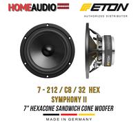 NUOVO ETON 7-212/C8/32 HEX SYMPHONY II - 7" (181mm) Hex.sandwich Cone Woofer...