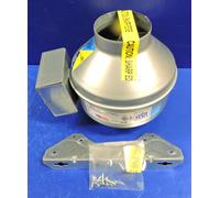 Nuovo Fantech Fg 4XL Inline Centrifuga Ventola 4 " Tubo 170 Cfm Metallo Scocca