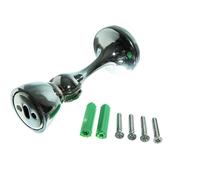 Nuovo Fermaporta Magnetico Wedge Cattura Cromo Con Viti - Onestopdiy -