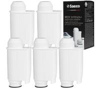 NUOVO filtro acqua Saeco Intenza CA6702/00 set di 5 compatibili Brita ClickGo