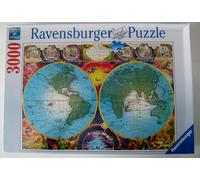 Nuovo Foglio: Ravensburger Premium Puzzle Antique Map 3000 Parti 170476