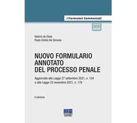 Nuovo formulario annotato del processo penale