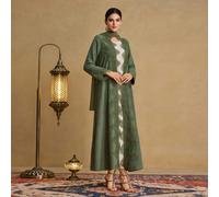 Nuovo foulard da donna alla moda, con applicazioni in pizzo traforato e patchwork decorativo, sciarpa elegante e minimalista da indossare quotidianamente con l'abaya araba, adatto per la primavera/est