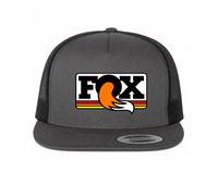 Nuovo Fox Racing Og Classico V2 Snapback Cappello Antracite Made IN USA Limitata