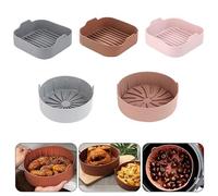 Nuovo Friggitrice Ad Aria Silicone Grill Pan Multifunzionale Pad Instant Pot Accessori Rotondo