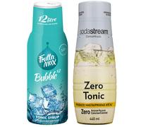 NUOVO FruttaMax SodaStream Tonic Sciroppo Set 2 x 500 ml Sciroppo per Bevande...