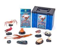 NUOVO Giappone Deep Sea Real Figure Set 8 Specie Libretto Supporto Regalo