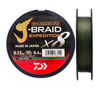 NUOVO Giappone Trecciato Daiwa J-Braid Expedition x8E Dark Green 300m