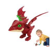 Nuovo giocattolo dinosauro - gioco interattivo di dinosauro con dito morso in plastica, design realistico e divertente, bordi arrotondati sicuri | eccitante giocattolo dinosauro f