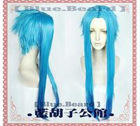 Nuovo gioco Cosplay Strega Parrucca Maya 70 cm Celeste Capelli sintetici Resistente al calore Copricapo Parrucca di Halloween Cosplay + Cappellino parrucca gratuito