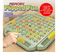 Nuovo gioco di memoria da 4 giocatori flip & match, sfida di abbinamento competitiva da tavolo, interazione genitore-figlio, allenamento della concentrazione, gioco di puzzle da tavolo Tagli UnicaABS