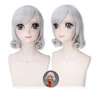 Nuovo gioco Lol Annie Parrucche cosplay per le donne Parrucca sintetica per capelli sintetica resistente al calore bianco argento