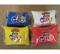 Nuovo Gioco Plastilina Aria Argilla 4 Confezione Rosso, Bianco, Blu E Giallo