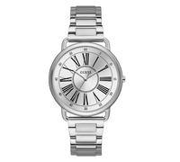 Nuovo GUESS Color Argento, Acciaio Inox Romano Numerico Classico WATCH-U1149L1