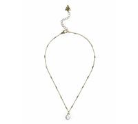 Nuovo Guess Color Oro Barretta di Contorno Catena, Strass Ciondolo Collana