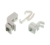 Nuovo Guida per la Tenda Set Swish Sologlyde 10 Staffe 2 Stop Ends 32 Alianti -