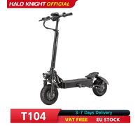 Nuovo HALO KNIGHT T104 Scooter elettrico con display grande Adulti 1200W Doppio motore 60V 18Ah Batteria 10 "Pneumatico Escooter 65 km/h Velocità massima