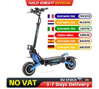 HALO KNIGHT T108Pro 6000W Scooter elettrico per adulti per 80KM a lunga distanza 95KM/H veloce E-scooter pieghevole Kick E Scooter moto 60V 6000W 38.4Ah