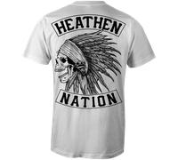 Nuovo Heathen Chief White T-Shirt Piccolo-6XL Edizione Limitata