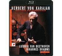 Nuovo Herbert von Karajan Beethoven & Brahms Overtures Blu-ray Berlin Phil