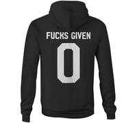 Nuovo Hoodie Heathen F'S Given Zero Nero Piccolo-4XLIMITATO