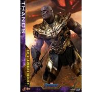 NUOVO Hot Toys Movie Masterpiece Avengers Endgame THANOS Battle Damage versio...