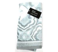 Nuovo HOTEL VENDOME Jacquard Grigio, Blu, Bianco Bagno O 2 Mano Dito Tip Telo