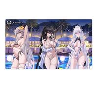 Nuovo Illustrazione Gomma Tappetino Azur Lane Notte Piscina Giappone Ufficiale