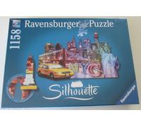 Nuovo In Folie: Ravensburger SILHOUETTE Puzzle SKYLINE NEW YORK 1158 Pezzi