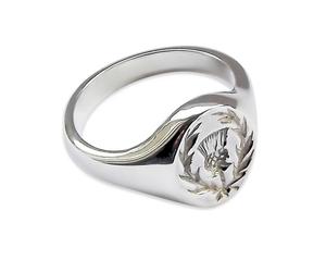 Nuovo Inciso Sigillo Anelli Donna Child's 925 Argento Sterling Massiccio 11x9mm