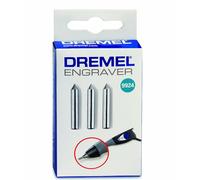Nuovo incisore Dremel 26159924JA punte per incisione in carburo (9924)