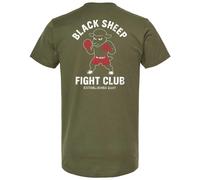 Nuovo InkAddict BLACK SHEEP FIGHT CLUB T-Shirt Verde Militare SM-3XL Made In USA