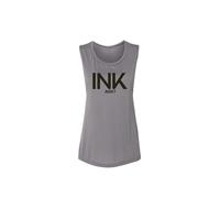 Nuovo Inkaddict Donna Inchiostro III Brillantini Muscolo Canottiera Storm / Nero