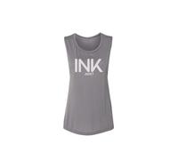 Nuovo Inkaddict Donna Inchiostro III Brillantini Muscolo Serbatoio Top Storm /
