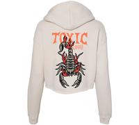 Nuovo InkAddict Donna Tossico Amore Corto Felpa Erica Polvere XS-2XL Made IN USA