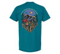 Nuovo InkAddict T-Shirt Unisex Digital Detox Teal SM-3XL Made In USA Tattoo