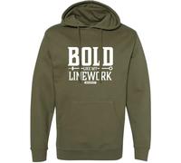 Nuovo InkAddict UNISEX Bold Come Il Mio Lavoro A Linea Felpa Verde SM-3XL