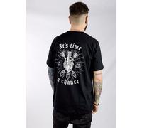 Nuovo InkAddict Unisex Give il Mio Cuore Un Possibilità Maglietta Nero