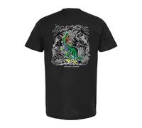 Nuovo InkAddict UNISEX Lewis T-REX T-Shirt Nera Piccola-3XL Impronta Limitata