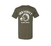 Nuovo InkAddict Unisex Ritorno Al Passato Pecora Nera Maglietta Verde