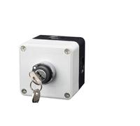 Nuovo Interruttore a Pulsante in Metallo XB2 con Scatola di Controllo, Simbolo di identificazione Industriale, Interruttore di Arresto di Emergenza Circolare con ripristino Automatico(1Hole-02)